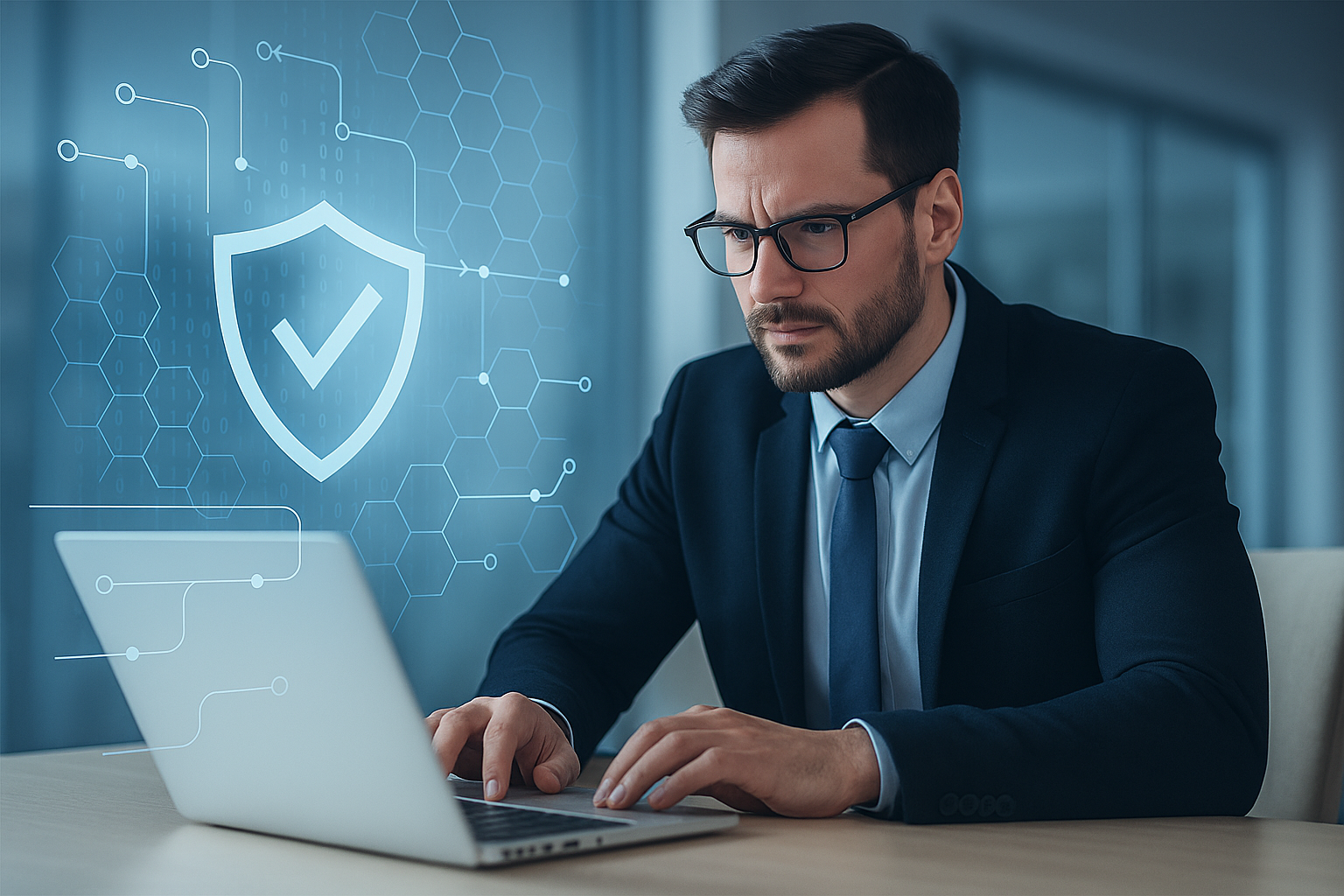 Professionnel en cybersécurité concentré sur la remédiation